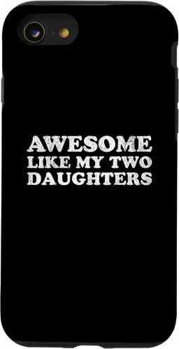 Vista 18 de Awesome Like My Two Daughters for Funny Mom Dad Parent Case for iPhone XR