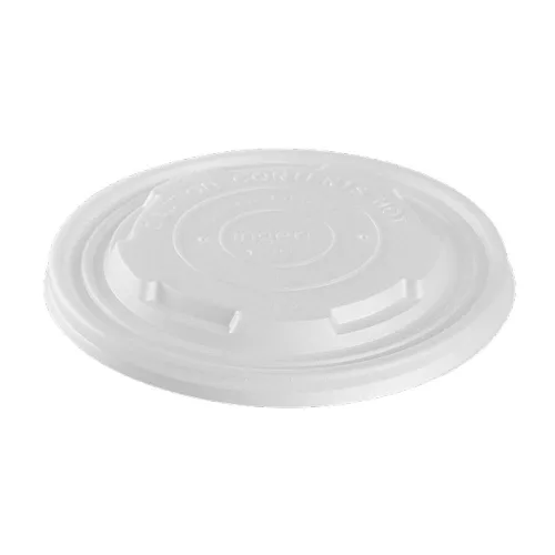 Vista 2 de Karat Earth KE-KDL114 - Recipientes de papel compostables para alimentos, tapa plana (paquete de 500)