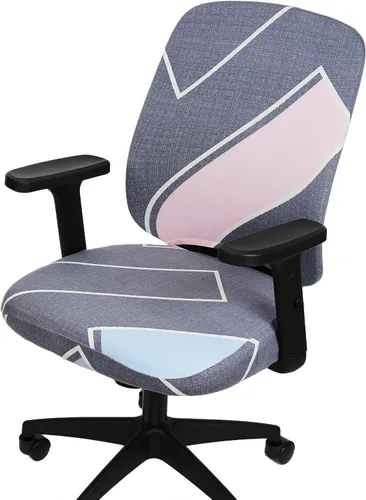 Vista 32 de Melaluxe Funda para silla de oficina de computadora, funda universal protectora y elástica para silla giratoria elástica