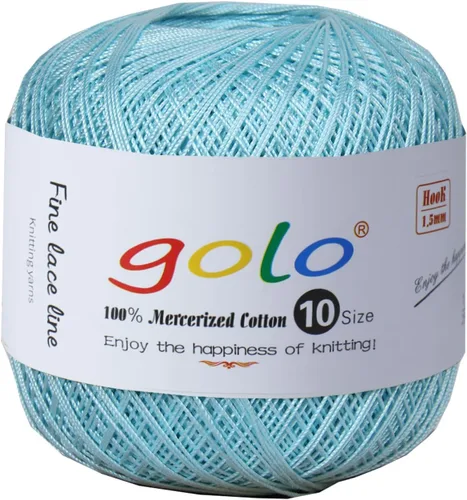 Vista 89 de Golo - 3 bolas de hilo de ganchillo tamaño 10, hilo de crochet para tejer a mano 102