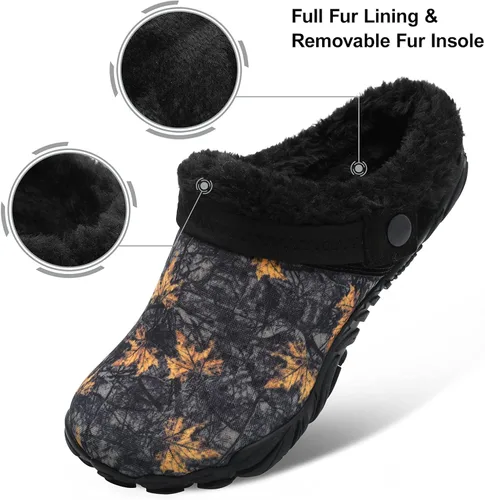 Vista 5 de Besroad - Pantuflas mullidas para mujer y hombre, esponjosas, cómodas, de espuma viscoelástica, para dormitorio