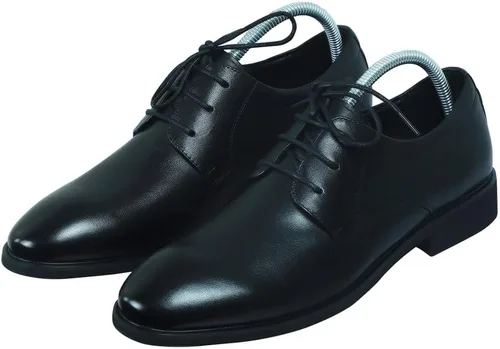 Vista 7 de 6 pares de hormas de plástico para zapatos de hombre (negro)
