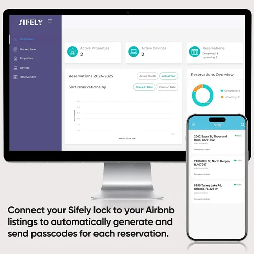 Vista 5 de Cerradura inteligente de huellas digitales con teclado – Cerradura de entrada sin llave para casa, apartamento, oficina, Airbnb, alquiler, niños