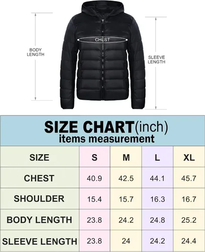 Vista 7 de SOLOCOTE Chaqueta ligera acolchada de plumón para mujer, resistente al agua, abrigo de invierno con capucha