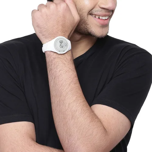 Vista 5 de PUMA Reloj Faster de poliuretano para hombre Rojo