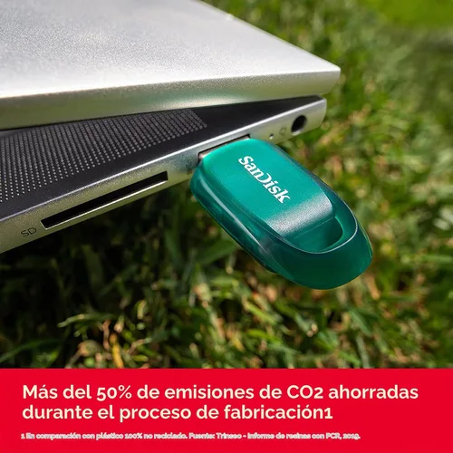 Vista 3 de SANDISK Unidad flash Ultra Eco USB 3.2 Gen 1 de 64 GB - SDCZ96-064G-G46