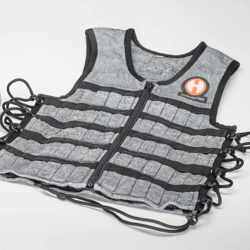 Vista 2 de Chaleco Hyperwear Hyper profesional, unisex, de 10 libras con peso ajustable para entrenamiento de fitness