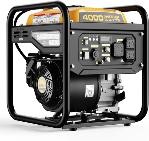 Vista 9 de Generador portátil del inversor de gas 4800W para la copia