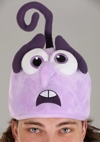 Vista 3 de Sombrero de disfraz de terciopelo adulto de Fear de Pixar Inside Out Multicolor