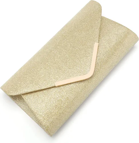 Vista 3 de Bolsos de mano brillantes para mujer, bolso de noche para mujer, bolso de mano para mujer, bolso de mano para fiesta, graduación, boda