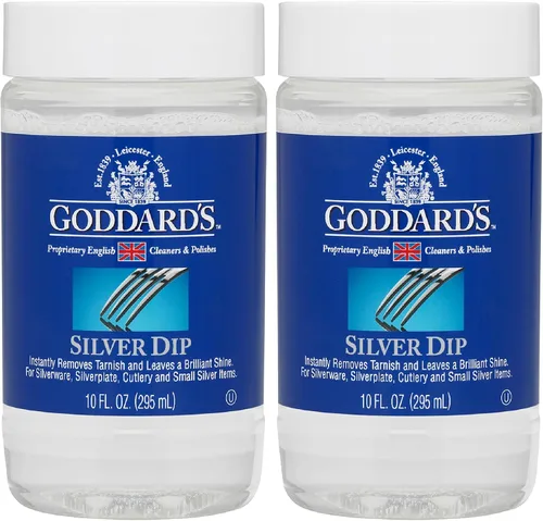 Vista 12 de Goddard's Solución Líquida para Cuidado de Plata - Galón, 1 galón Elimina instantáneamente el deslustre sin frotar, ideal para cubiertos, joyas