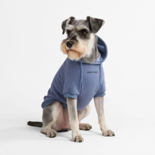 Vista 114 de Spark Paws Sudadera con capucha para perro, suéter de primera calidad para perros pequeños, medianos y grandes Trajes cálidos para bulldogs