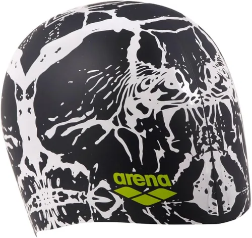 Vista 2 de Arena Gorro de natación unisex de silicona suave para mujeres y hombres, entrenamiento intensivo, cómodo, antideslizante, largo, sombrero de natación