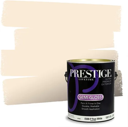 Vista 193 de PRESTIGE Pintura exterior e imprimación en uno, bronceado Aberdeen, plano, 1 galón