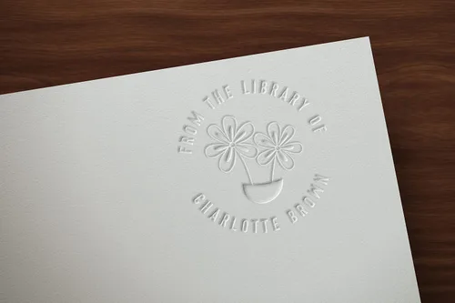 Vista 3 de STAMPI Grabador de libros personalizado – Sello de sello de nombre personalizado con tu nombre de la Biblioteca de – The Library of Gift Ex Libris