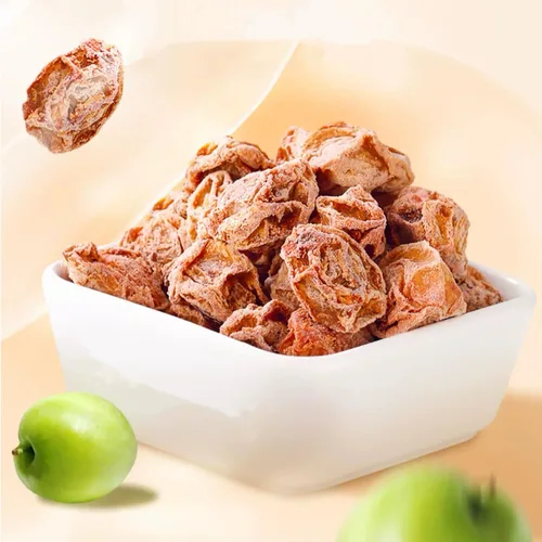 Vista 2 de Ciruelas secas de azúcar moreno – Bocaditos de frutas conservadas dulces y picantes con rico sabor a melaza, aperitivo suave y masticable, bolsa
