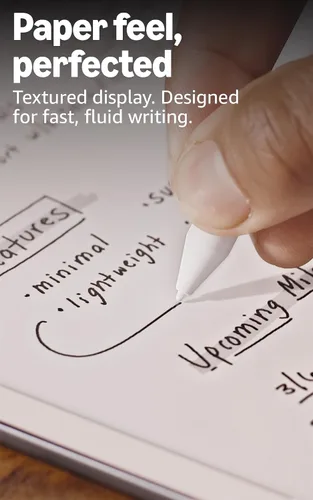 Vista 4 de Amazon Kindle Scribe de 32 GB (último modelo) — Pantalla tipo papel de 11″ con luz frontal — Más delgado, ligero y rápido — Escribe en el cuaderno