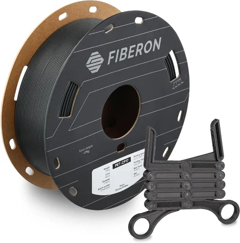 Vista 17 de Polymaker Fiberon ASA-CF08 Filamento ASA de fibra de carbono de 0.07 in 4.370 - 0.07 in Fiberon Asa-cf08 Negro 1.1 lbs (Código hexagonal: #000000)