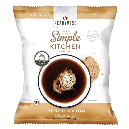 Vista 17 de Simple Kitchen - Mezcla de sopa de tomate y albahaca, 17 porciones para preparación de comidas familiares, vegetariana, sin gluten y liofilizada