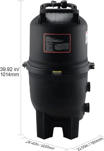 Vista 8 de Happybuy Cartucho filtro de piscina, área de 325 pies cuadrados, sistema de filtración enterrado/sobre el suelo, a prueba de fugas, para jacuzzis