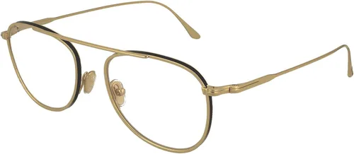 Vista 2 de Tom Ford FT 5691-B BLUE BLOCK - Marco de gafas para hombre, color dorado brillante 5218145, Oro amarillo brillante W. Lente de bloque negro