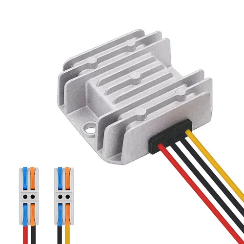 Vista 8 de 8-36V a 12V 4A 48W transformador reductor/ascendente DC a DC Buck Convertidor Carrito de golf Fuente de alimentación