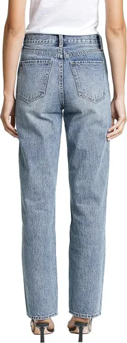 Vista 3 de Pistola Cassie - Jeans rectos de cintura alta para mujer