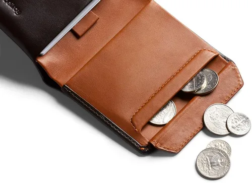 Vista 3 de Bellroy Cartera para monedas cartera delgada para monedas diseño de cuero flexible capacidad para 4-8 tarjetas bolsa de cierre magnético