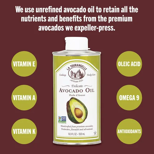 Vista 5 de La Tourangelle Aceites de aguacate - Aceites de cocina de aguacate puros y naturales Spray de aceite de aguacate