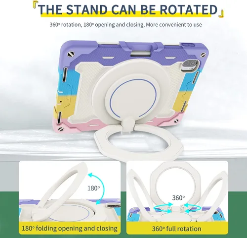 Vista 6 de Funda para niños a prueba de golpes para Xiaomi Mi Pad 5/MiPad 5 Pro de 11 pulgadas 2021, funda protectora completa resistente a prueba de golpes