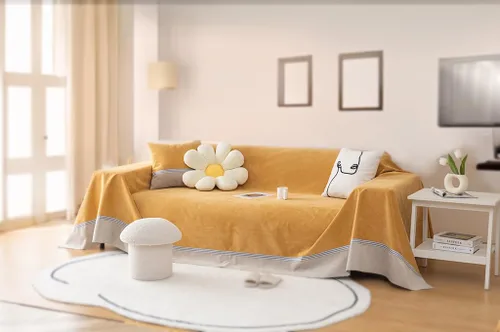 Vista 12 de Funda de sofá impermeable y antideslizante, protector de muebles resistente a las garras para gatos y perros, elegante funda de sofá a prueba