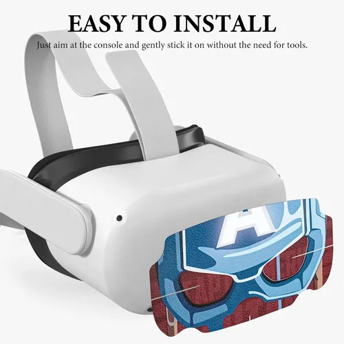 Vista 4 de Geekria Funda protectora para auriculares y controlador de realidad virtual compatible con Oculus Meta Quest 2, funda protectora duradera resistente