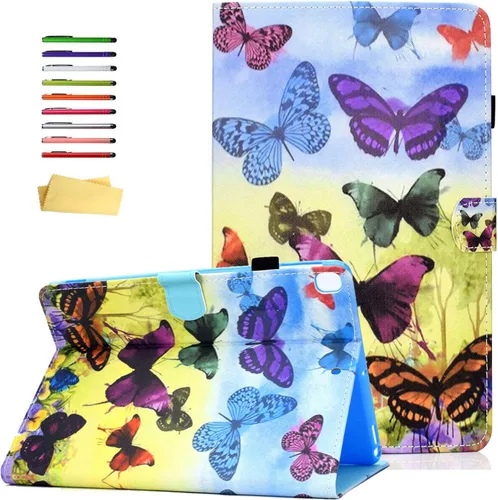 Vista 24 de Funda para iPad de 6ª/5ª generación de 9.7 pulgadas 2018/2017, para iPad Air 2/Air 1 con soporte, soporte para lápices, bolsillo