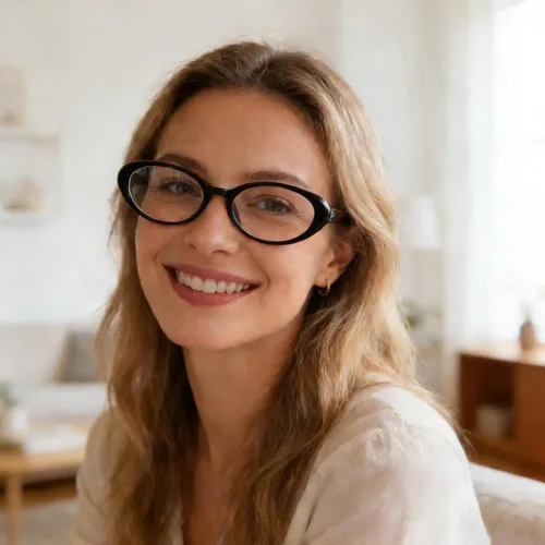 Vista 3 de Gafas de bloqueo de luz azul para mujeres y hombres, Negro/Ovalado