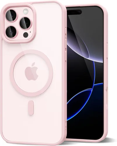 Vista 80 de oakxco Funda magnética transparente compatible con Magsafe, bonita funda delgada y transparente de poliuretano termoplástico no amarillenta, carcasa