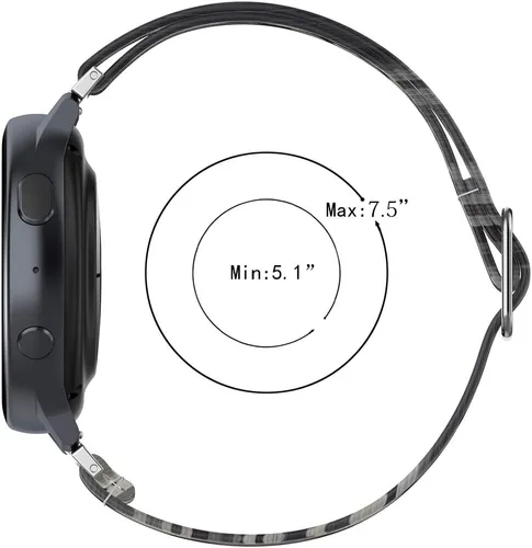 Vista 2 de FitTurn Bandas elásticas compatibles con Amazfit Bip 3 pro/Bip 3/GTS 4 4mini/ GTS 3/GTS 2/GTS 2e/GTS 2 Mini Watch de repuesto de 0.787 pulgadas