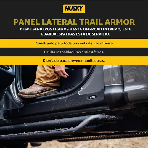 Vista 2 de Husky Liners Panel basculante Trail Armor Compatible con Chevrolet Silverado y GMC Sierra 1500 (2019 Limited); 2015-2019 Silverado, GMC Sierra