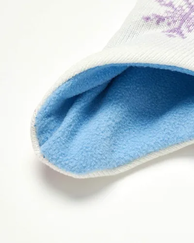 Vista 5 de Disney - Gorro de invierno para niñas y 2 pares de guantes o manoplas (edad 2-7)