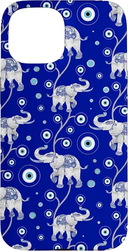 Vista 6 de Funda con dije de elefante de mala suerte para iPhone 17