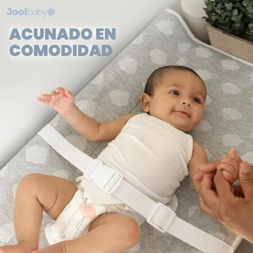 Vista 2 de Jool Baby Serenity Almohadilla de Cambio Suave + Funda Lavable, Antideslizante - Se Adapta a Mesas de Cambio y Cómodas Estándar