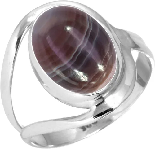 Vista 22 de Anillo de piedras preciosas naturales para mujer, perla, ojo de tigre, lapislázuli, cristal ovalado, bohemio, auténtica plata de ley 925, joyería