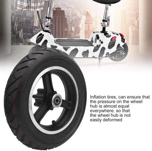 Vista 8 de 10x2.5inch Scooter eléctrico Inflable Tubo Interior con Tipo Scooter Rueda Neumático Hub Reemplazo