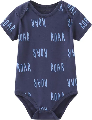 Vista 6 de Kiddiezoom Mameluco unisex de algodón de una pieza para bebé recién nacido, 5