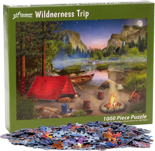 Vista 3 de Vermont Christmas Company Wilderness Trip - Rompecabezas de 1000 piezas