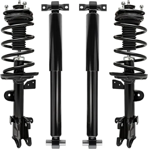 Vista 97 de Detroit Axle - Puntales y Amortiguadores para Chevy Traverse Buick Enclave GMC Acadia Saturn Outlook 2007-2012, 2 puntales delanteros con resorte