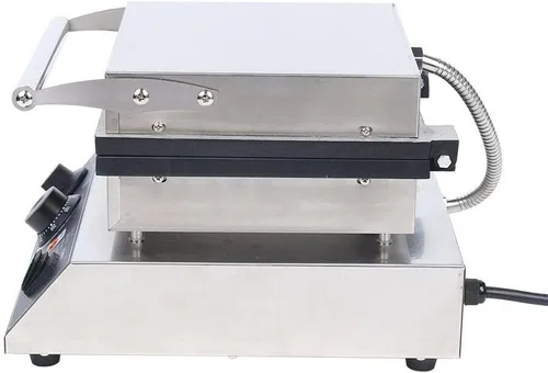 Vista 6 de Mini máquina para hacer panqueques, 25 piezas de 1.8 pulgadas comercial holandés panqueques panqueques panqueques 1850 W doble calefacción