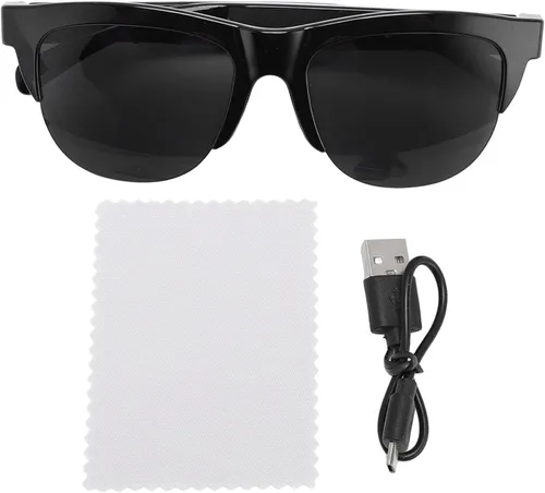 Vista 9 de Lentes de sol inteligentes, control táctil U V 400, gafas deportivas al aire libre, lentes de audio de dientes azules para hombres y mujeres