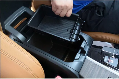 Vista 3 de YIWANG - Guante de almacenamiento para reposabrazos de coche para BMW X3 2018