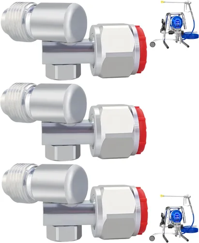 Vista 11 de 2 piezas 288716 de rosca de filtro de entrada de 3/4 pulgadas y 6 filtros de pistola pulverizadora sin aire 288749 compatibles con Graco X5/X7/ProX