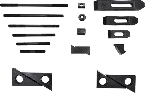 Vista 6 de Kit de sujeción de abrazadera de sujeción de 58 piezas para molino Bridgeport (ranura de 3/4 de pulgada y perno de 5/8 pulgadas)